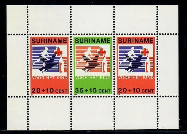 Suriname yvertnrs.: blok 28 postfris, Enlèvement ou Envoi, Non oblitéré