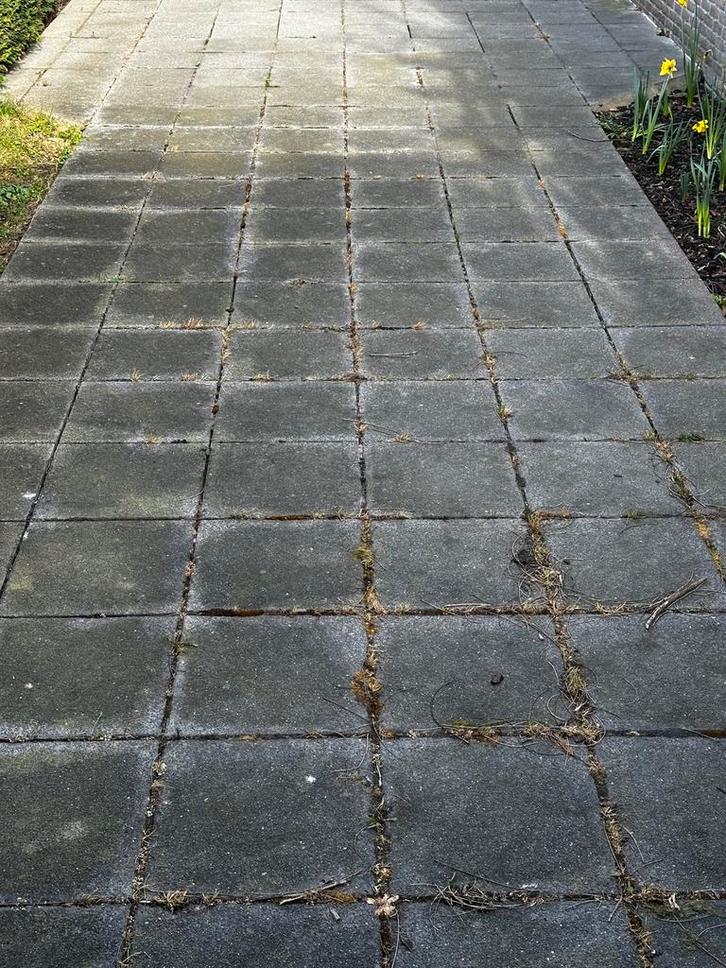 Tegels oprit, Tuin en Terras, Tegels en Klinkers, Zo goed als nieuw, Terrastegels, Beton, 10 m² of meer, Ophalen