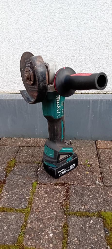 slijpmachine makita DG 506 met 4AH accu, Ophalen