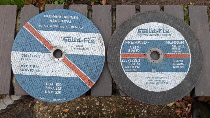 Metaal doorslijpschijven 230x3x22,2 (=standaard) slijpschijf, Doe-het-zelf en Bouw, Gereedschap | Handgereedschap, Nieuw, Ophalen