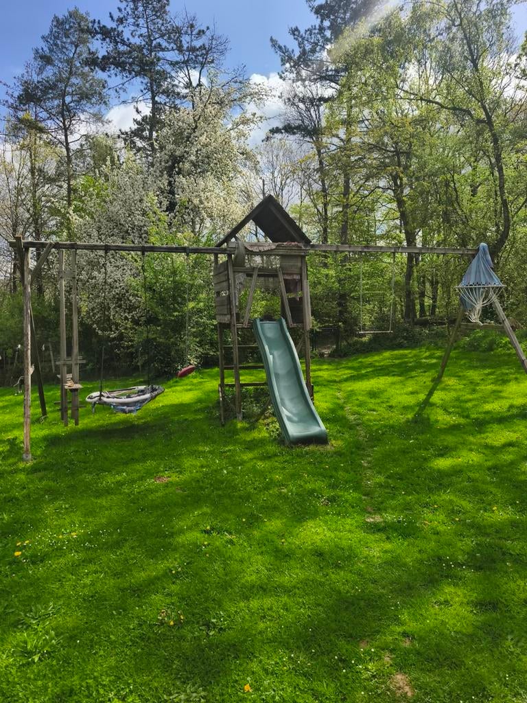 Portique balançoire toboggan, Enlèvement