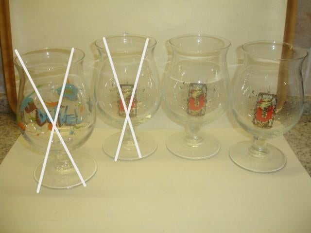 Bierglas Duvel, Zandloper, nog 2 stuks aan € 6,00 per stuk, Ophalen of Verzenden, Nieuw, Glas of Glazen, Duvel