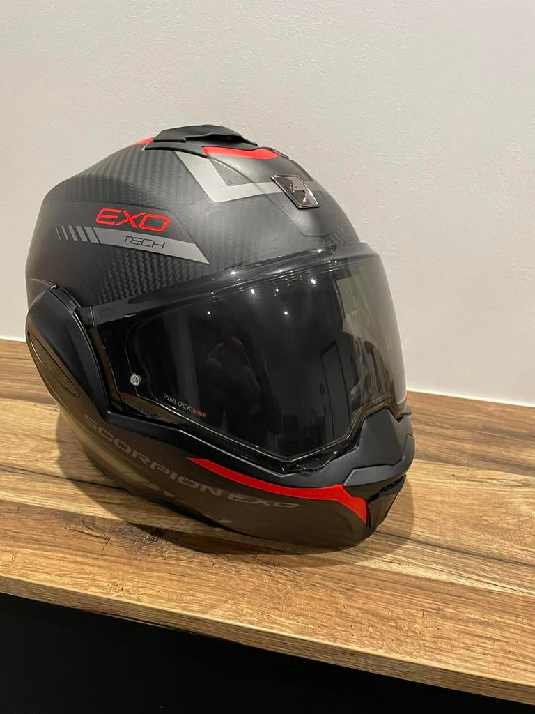 Scorpion exo tech evo carbon cosy, Motoren, Kleding | Motorhelmen, Dames, Heren, Systeemhelm, L, Overige merken, Nieuw zonder kaartje