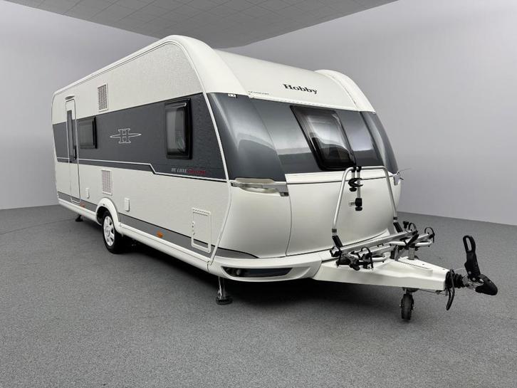 Hobby De Luxe Edition 560 KMFe Mover Voortent, Caravans en Kamperen, Caravans, Bedrijf, tot en met 6, 1500 - 2000 kg, Rondzit