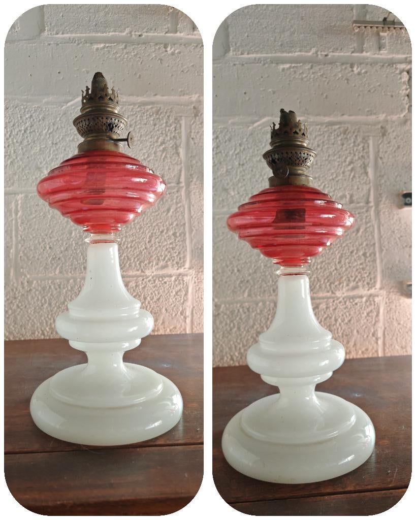 Lampe à huile, Antiek en Kunst, Antiek | Verlichting, Ophalen