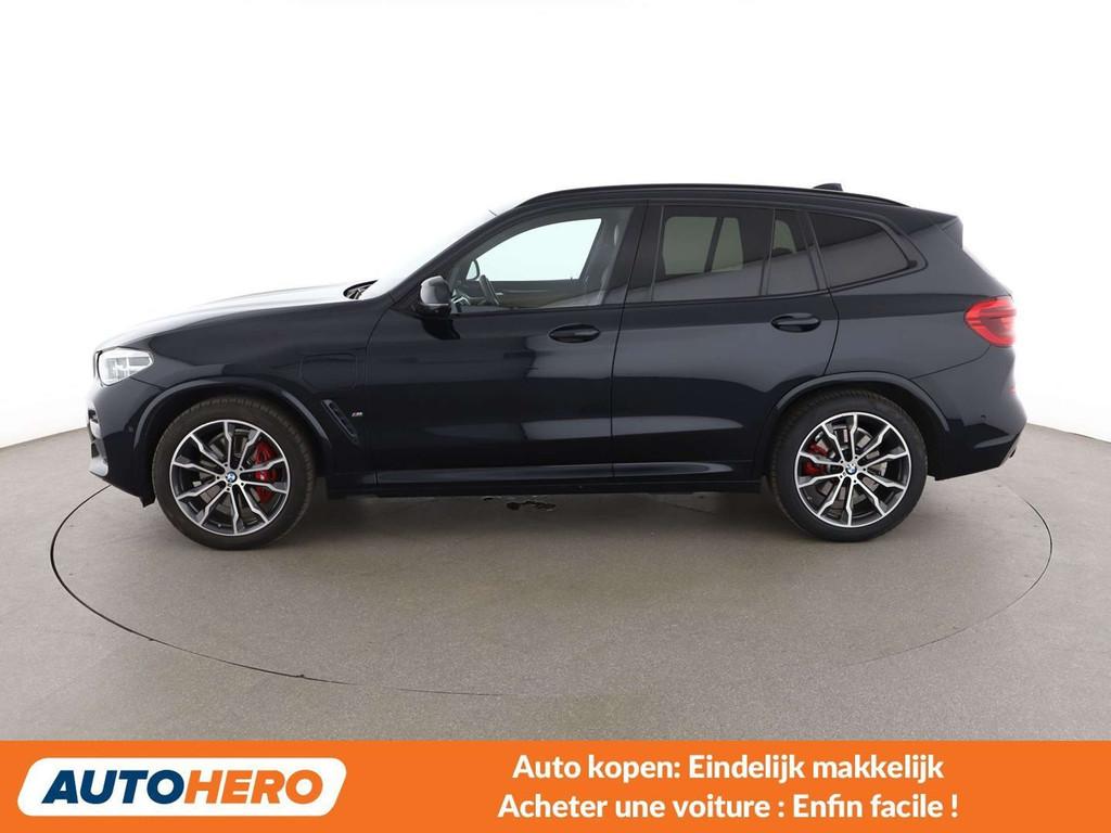 BMW X3 xDrive 30e M Sport (bj 2021, automaat), Auto's, Automaat, Zwart, Leder, 5 zetels