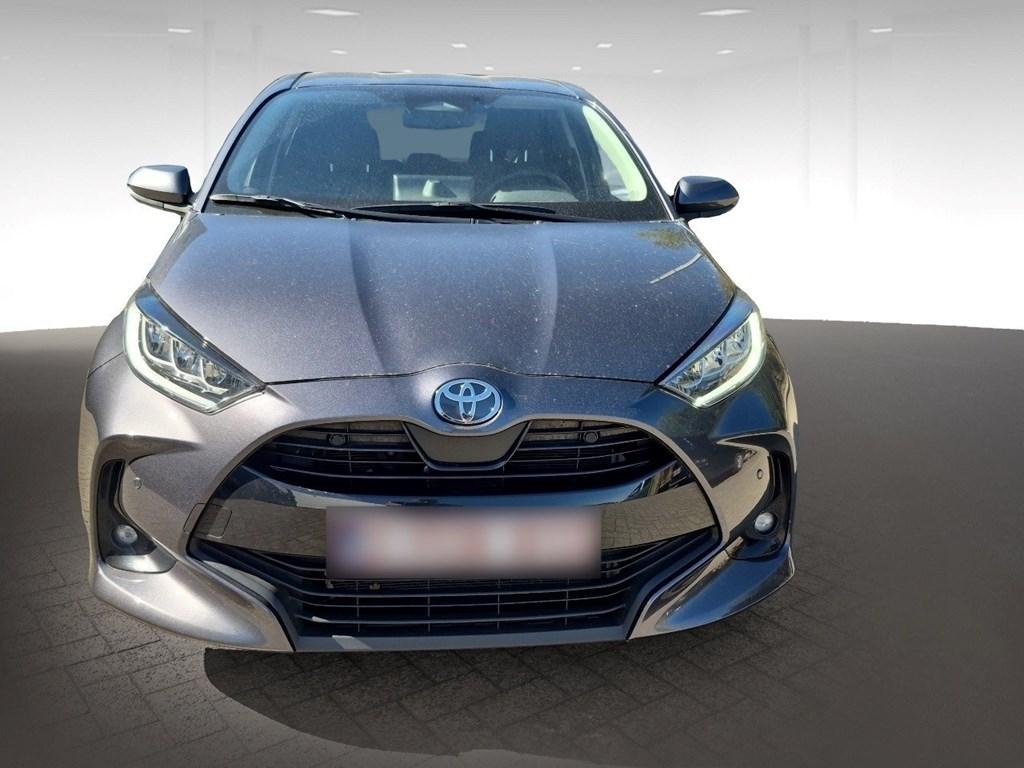 Toyota Yaris  1.5hv iconic, Automaat, Zwart, Blauw, 5 deurs