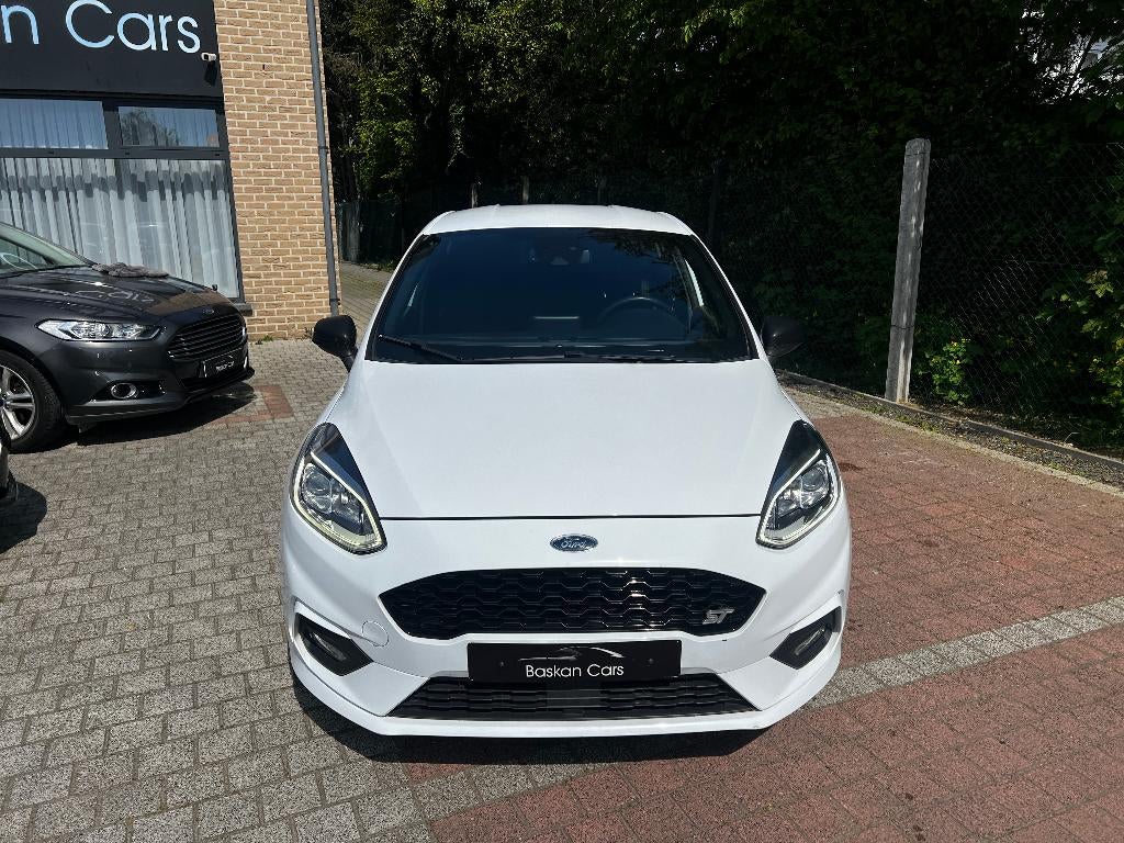 Ford Fiesta 1.0i ST LINE/M2019/NAVI/123.000KM/GARANTIE, Stof, Wit, Handgeschakeld, 5 deurs