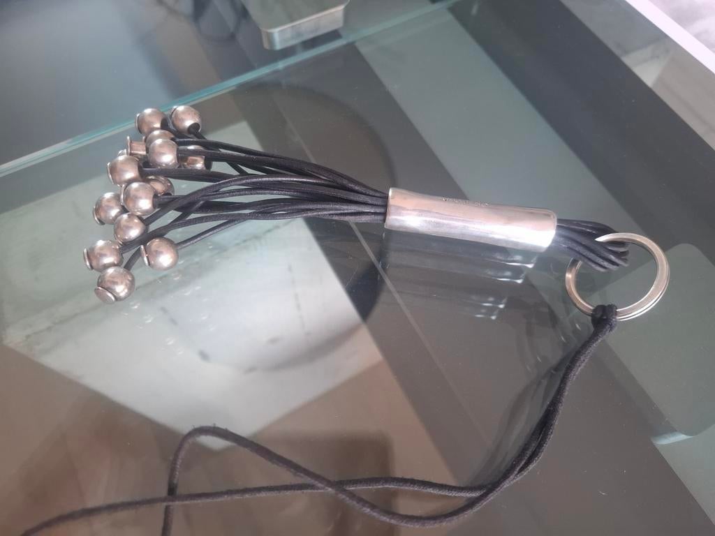 Halsketting Uno de 50, Handtassen en Accessoires, Met hanger, Zwart, Ophalen of Verzenden, Zo goed als nieuw