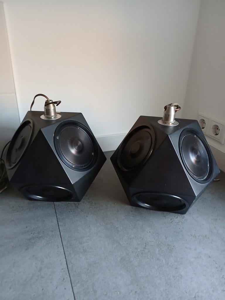 Vintage 2 x JVC Nivico GB-2E omnidirectioneel 6 weg speakers, Audio, Tv en Foto, Luidsprekerboxen, Ophalen of Verzenden, Gebruikt