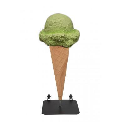 Crème glacée mobile 160 cm - glace à la pistache sur cornet, Collections, Marques & Objets publicitaires, Neuf, Enlèvement