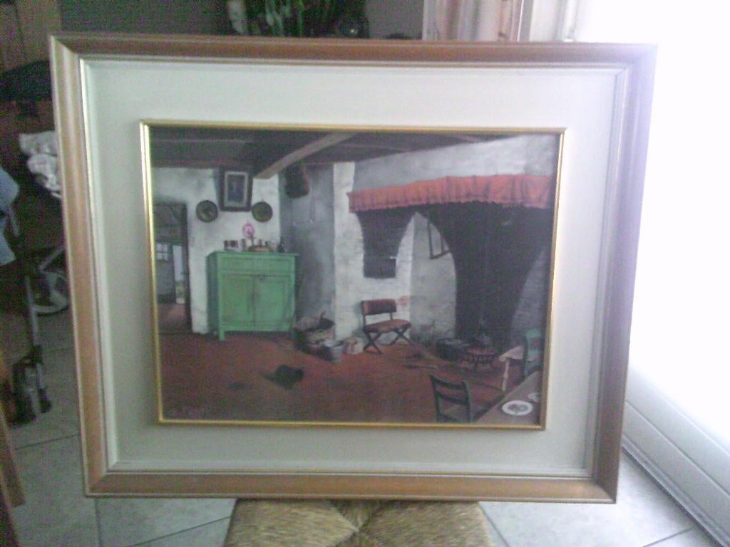 pastel tekening albert loots tessenderlo, Ophalen, Tekening, Zo goed als nieuw, 75 tot 100 cm