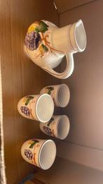 Vintage Wijnset Portugal – Karaf met 4 Bekers, Enlèvement