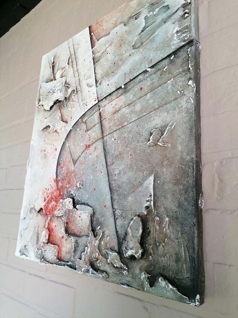 Acryl schilderij origineel, Antiek en Kunst, Ophalen