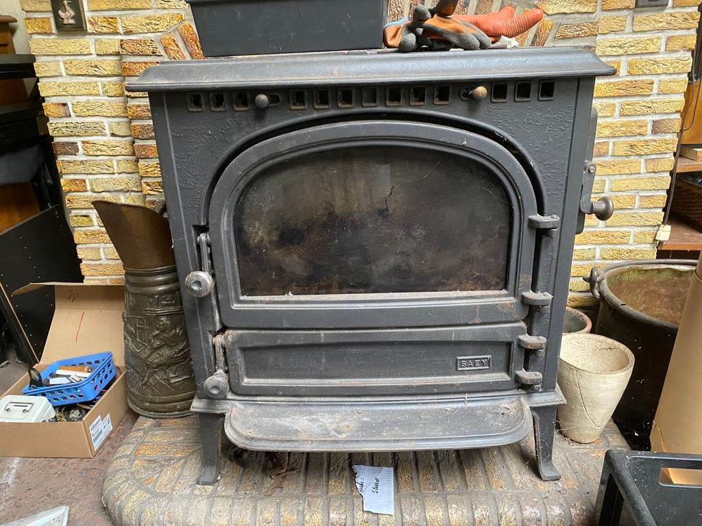 Hout- en kolenstoof Saey 92, Huis en Inrichting, Kachels, Ophalen, Gebruikt, Hout