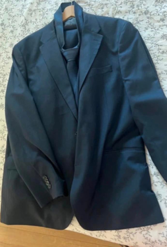 4-delig - Kostuumbroek, Kostuumvest, Das,.. - C&A - 56 L/XL, Kleding | Heren, Kostuums en vesten, Ophalen, Zo goed als nieuw, Maat 56/58 (XL)