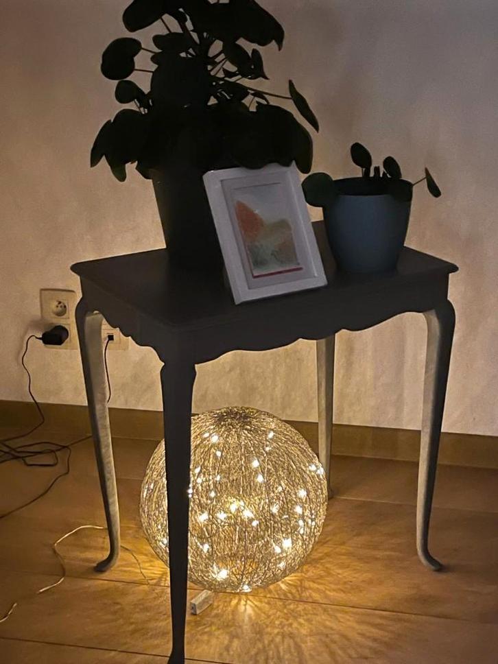Lampe boule à poser en métal. Be Deco, Huis en Inrichting, Lampen | Tafellampen, Zo goed als nieuw, Metaal, Ophalen