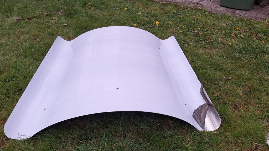 Nieuwe schoorsteenkap, Ophalen, Nieuw, Grijs, Metaal