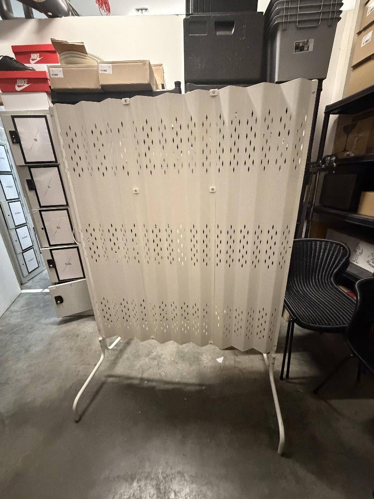 Paravent, séparateur de pièce métallique blanc - comme neuf, Enlèvement, Comme neuf
