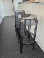 2 barkrukken Ghost Charles by Kartell with Starck, Ophalen, Kunststof, Gebruikt, 90 cm of meer