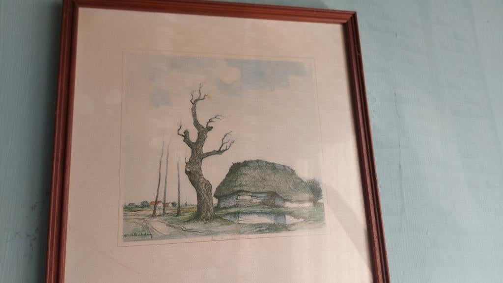 Ets van Dirk Baksteen, Antiek en Kunst, Ophalen of Verzenden