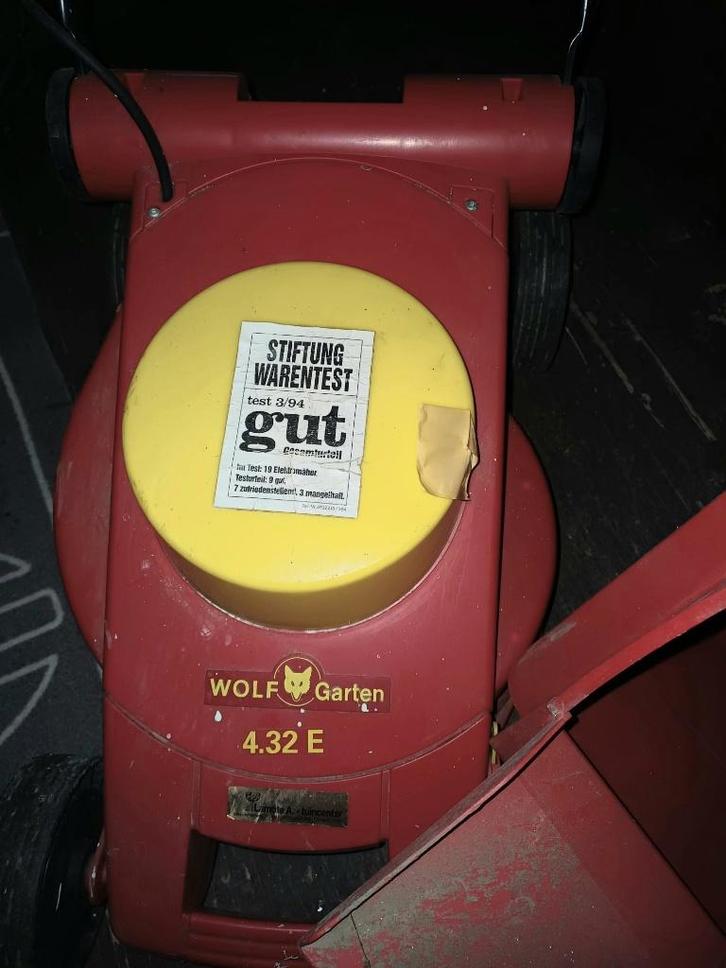 petite tondeuse wolf électrique 220V, Jardin & Terrasse, Tondeuses à gazon, Utilisé, Tondeuses à gazon électriques, 30 à 39 cm