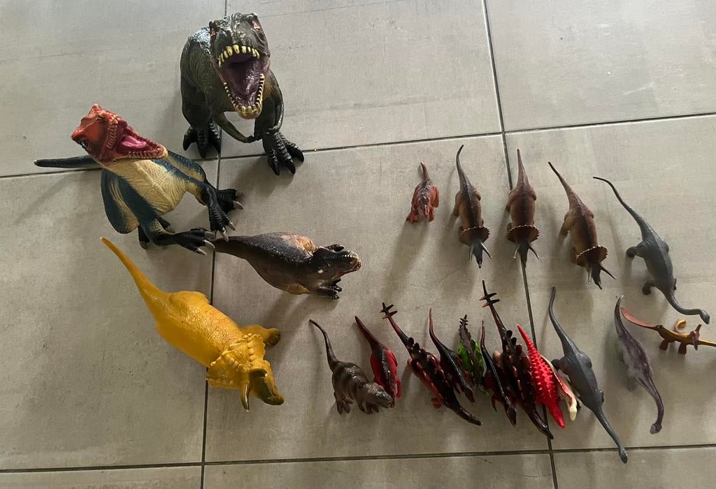 Set des jouets dinosaures, Enlèvement