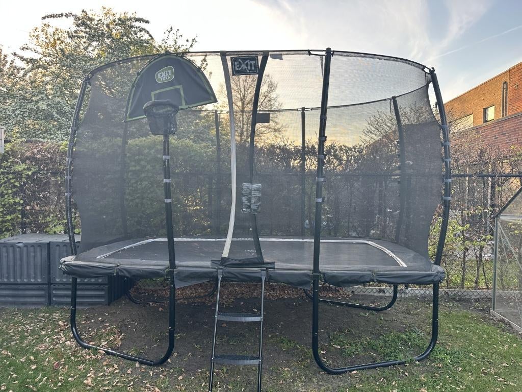 EXIT trampoline 214x366cm, Kinderen en Baby's, Speelgoed | Buiten | Trampolines, Ophalen, Zo goed als nieuw