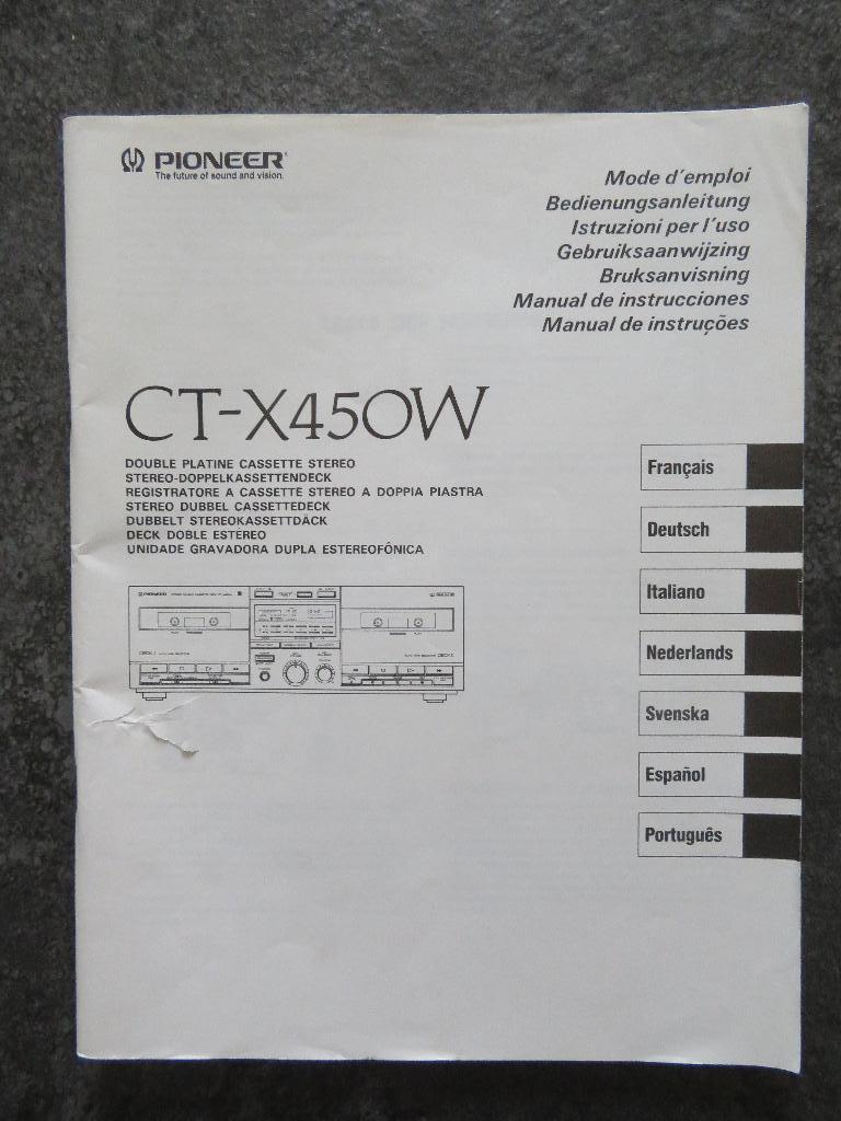 dubbel cassettedeck Pioneer, Audio, Tv en Foto, Cassettedecks, Ophalen, Dubbel, Overige merken