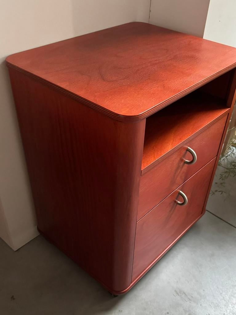 Auping nachttafel in kersenhout, Huis en Inrichting, Ophalen, Zo goed als nieuw, Hout