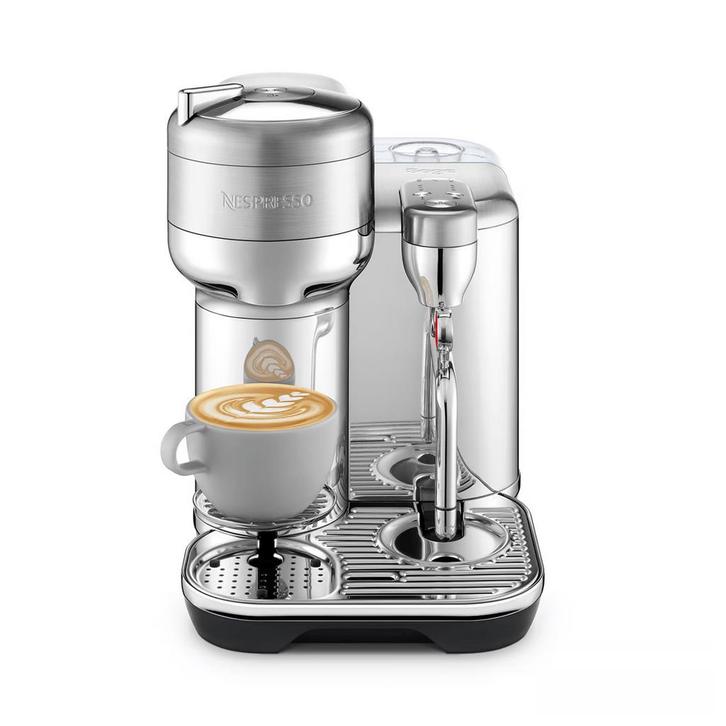 Sage Vertuo Nespresso Creatista – Stainless Steel, Elektronische apparatuur, Koffiezetapparaten, Zo goed als nieuw, Ophalen of Verzenden
