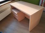 Bureau - Melamine houtlook met kastenblok, Ophalen, Gebruikt, Bureau