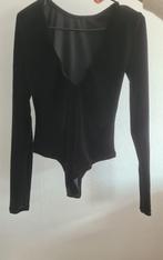 Bodysuit Italiaanse Velour Zwart S-M HANDGEMAAKT! NIEUW!, Verzenden, Zwart, Body of Korset