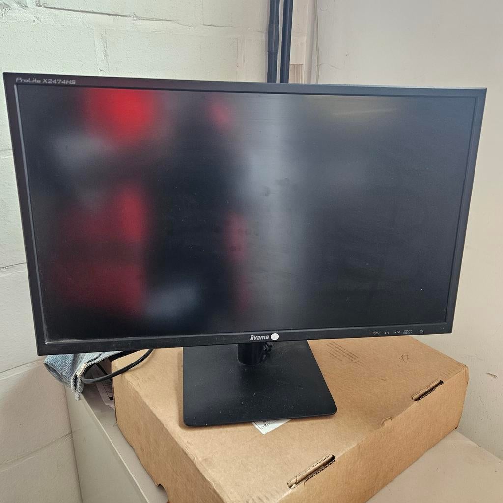 Ecran Iilyama Prolite X2474HS, Computers en Software, Monitoren, Ophalen, Gebruikt