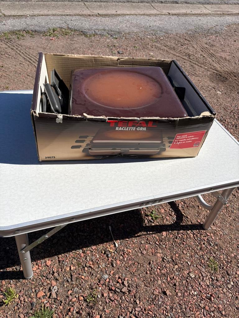 Raclette vintage Tefal 8 personnes, Electroménager, Enlèvement, Comme neuf