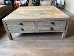 Salontafel, Huis en Inrichting, Tafels | Salontafels, Ophalen, Gebruikt, Vierkant, Landelijk