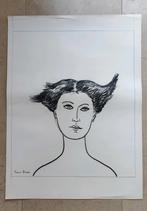 Dessin de dame - Pierre Devos, Antiquités & Art, Enlèvement ou Envoi