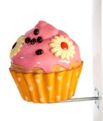 Reclame Cupcake 65 cm - cupcake voor muurbevestiging, Ophalen, Nieuw