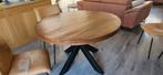 Ronde Mango-houten tafel 120 cm, 100 à 150 cm, Cinq personnes ou plus, Rond, Comme neuf
