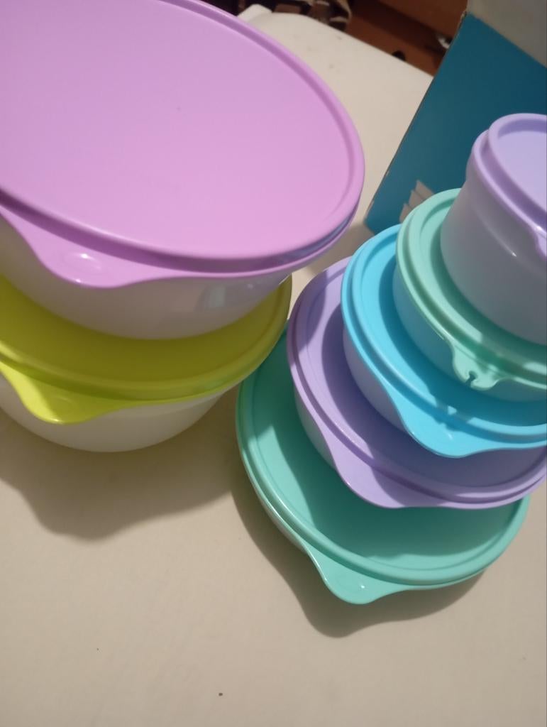 Tupperware Wonderlier 7-delige set NIEUW (waarde 130€), Huis en Inrichting, Keuken | Tupperware, Groen, Bus of Trommel