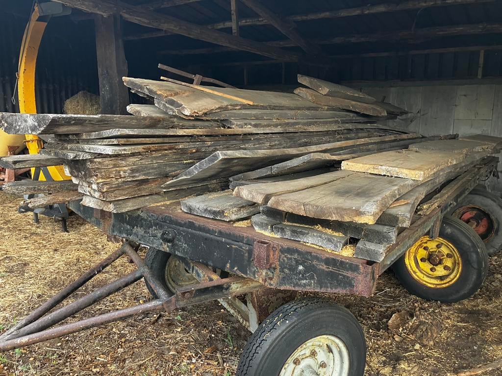 Eiken hout, Ophalen, Eiken, Plank