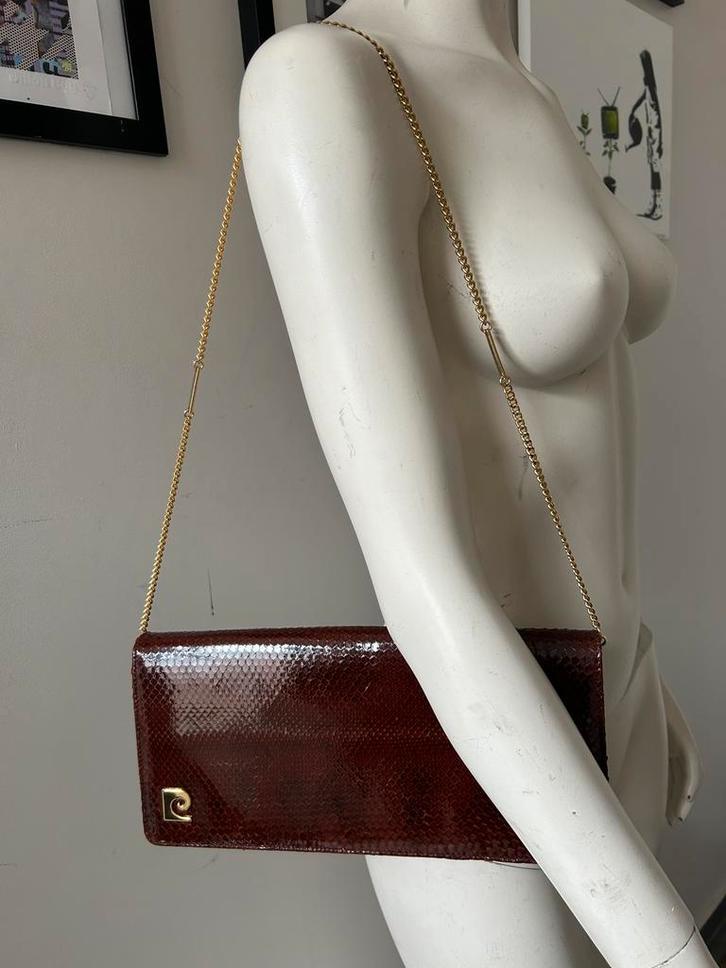 Pierre cardin sac vintage serpent marron, Bijoux, Sacs & Beauté, Sacs | Sacs Femme, Comme neuf, Enlèvement ou Envoi