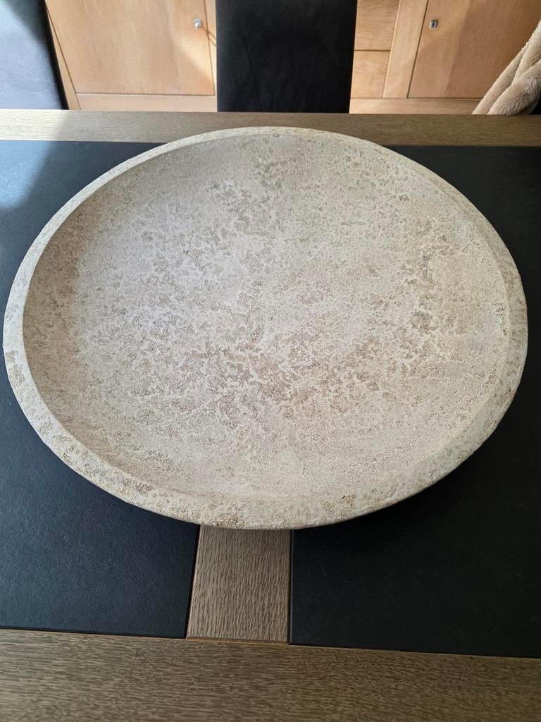 Mooie schaal steen 60 cm, Ophalen of Verzenden