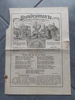 Bundeswarte allemande de la Première Guerre mondiale, Enlèvement ou Envoi, Autres, Livre ou Revue