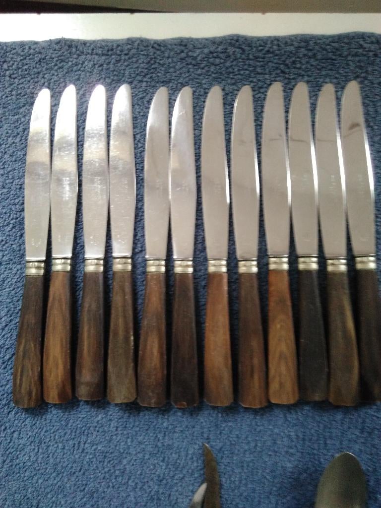 messen zonder tanden, Huis en Inrichting, Ophalen of Verzenden, Gebruikt, Overige materialen, Los bestek