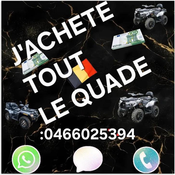 Jachete tout le type des Quade dans tout regione Belgiq, Motoren, Quads en Trikes