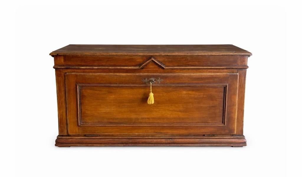 Coffre en bois, 100 à 150 cm, Comme neuf, Enlèvement, Chêne