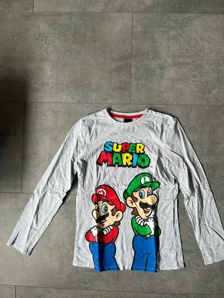 Grijze longsleeve Super Mario maat 146, Enfants & Bébés, Vêtements enfant | Taille 146, Enlèvement ou Envoi, Utilisé, Garçon, Chemise ou À manches longues