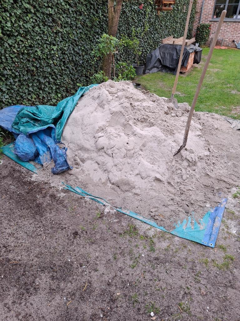 Wit zand GRATIS, Tuin en Terras, Zand, Nieuw, Metselzand, Ophalen