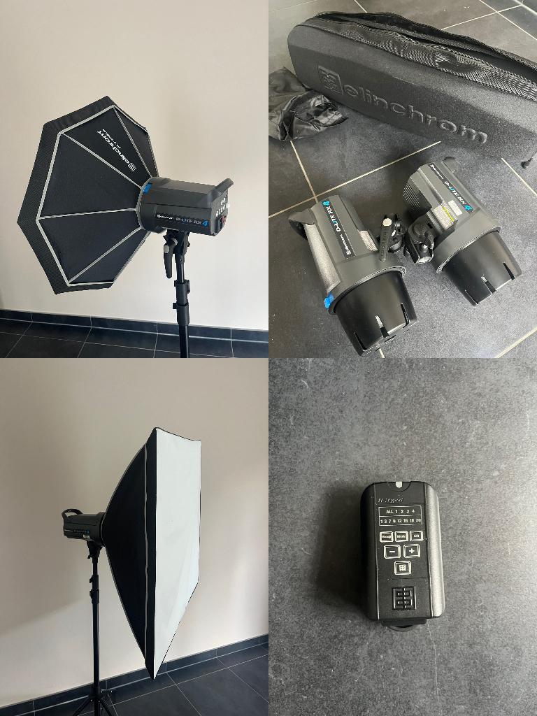 Elinchrom D-Lite RX 4 To Go Set 2 – complete studioset, Audio, Tv en Foto, Ophalen, Zo goed als nieuw, Overige merken, Kantelbaar